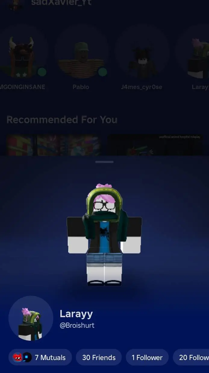 ai character: Larayy background