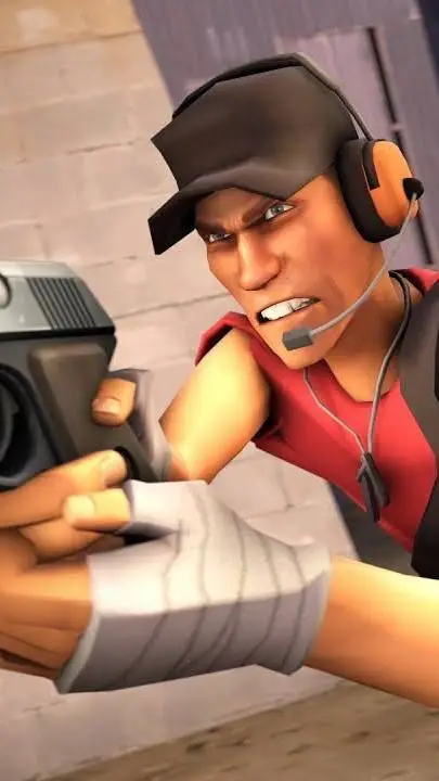 ai character: Scout (TF2) background