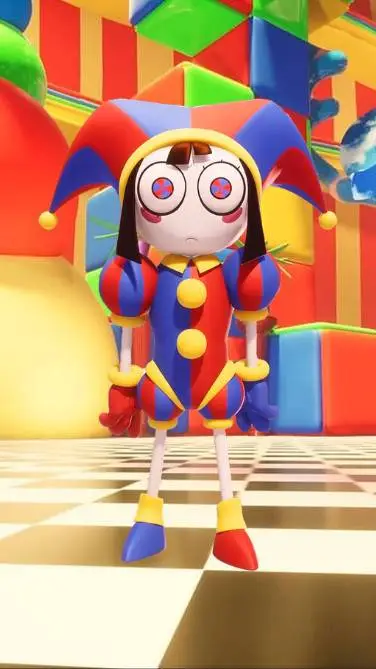 ai character: Pomni (TADC) background