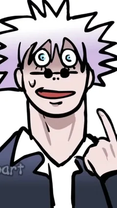 ai character: Super senior gojo background