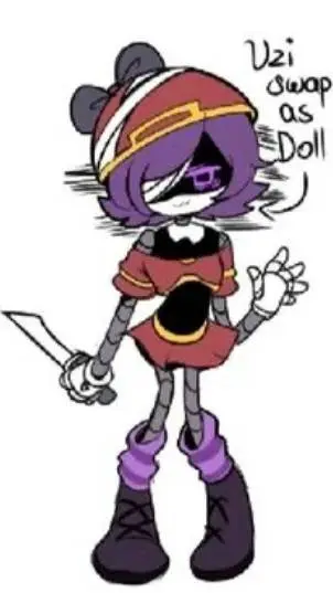 ai character: Uzi background
