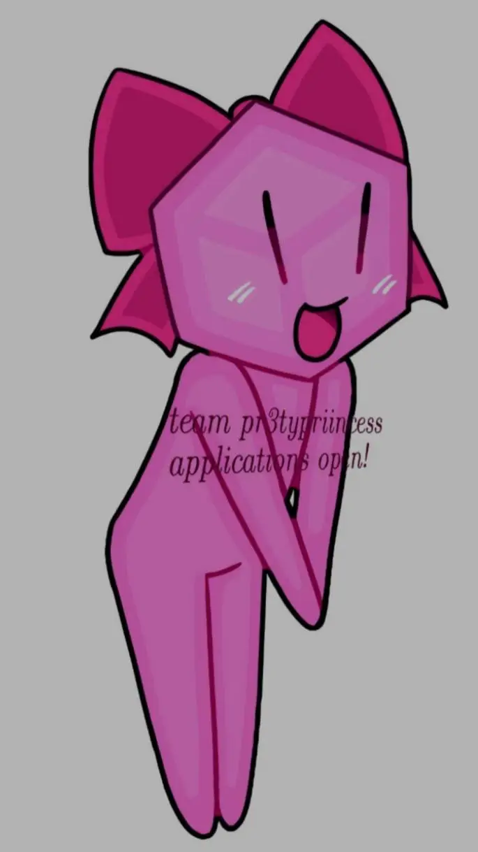 ai character: Bluupriincess🩵🎀 background