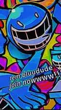 ai character: 🥶💙🎮BLUUDUD!🎮💙🥶 background