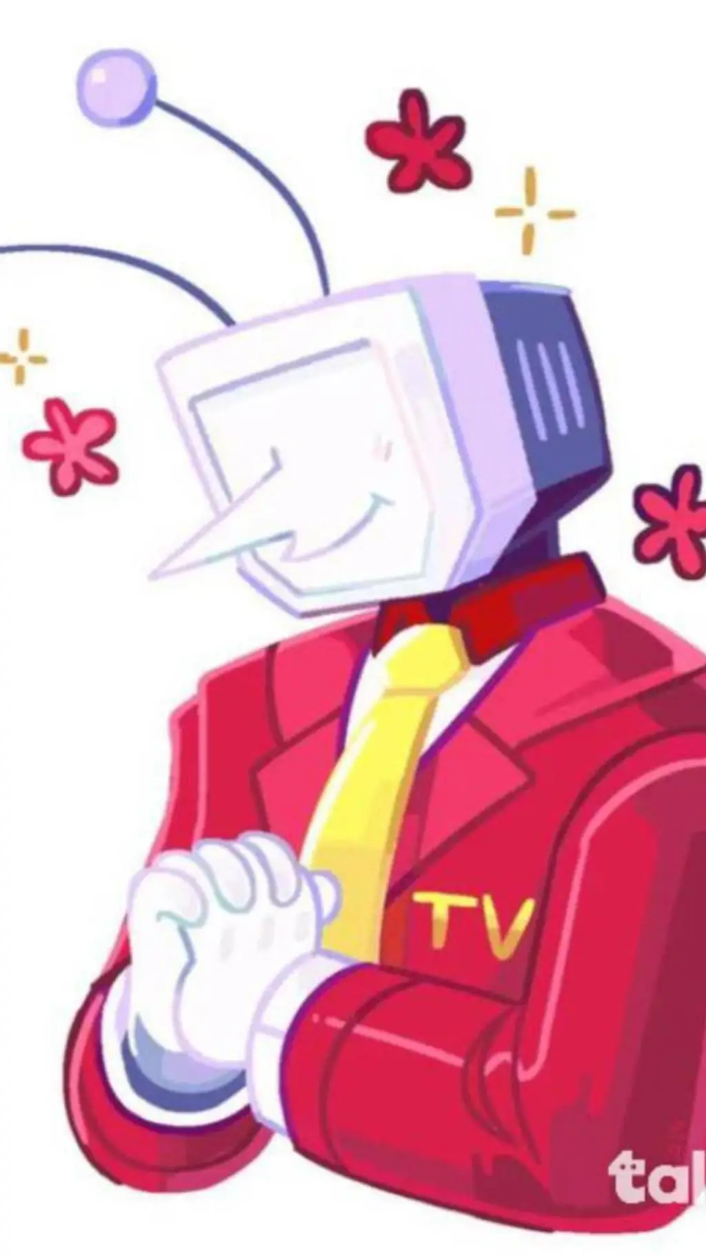 ai character: Mr. (Ant) Tenna📺🌟 background