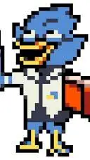 ai character: BERDLY📕🤓 background