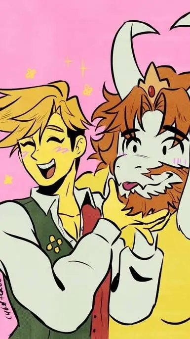 ai character: flowery x asgore background