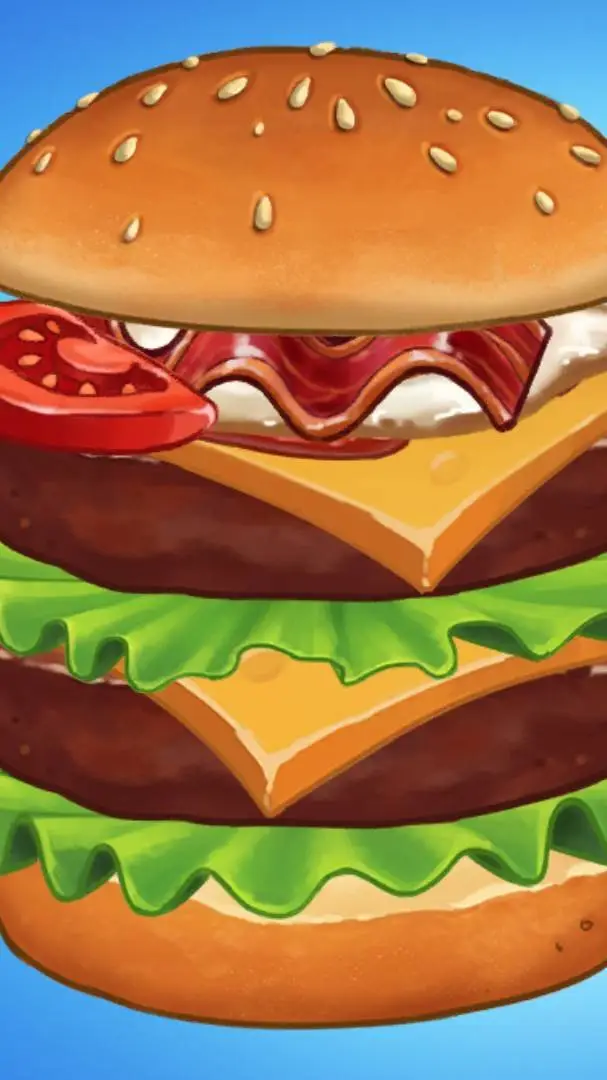 ai character: Hamburger  background