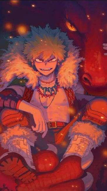 ai character: Bakugo Fantasy AU! background