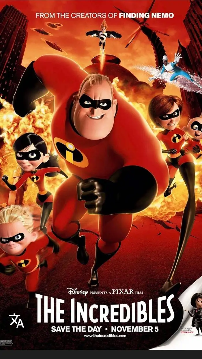 ai character: The Incredibles 1 background