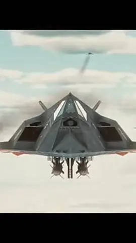 ai character: F-117 night hawk  background