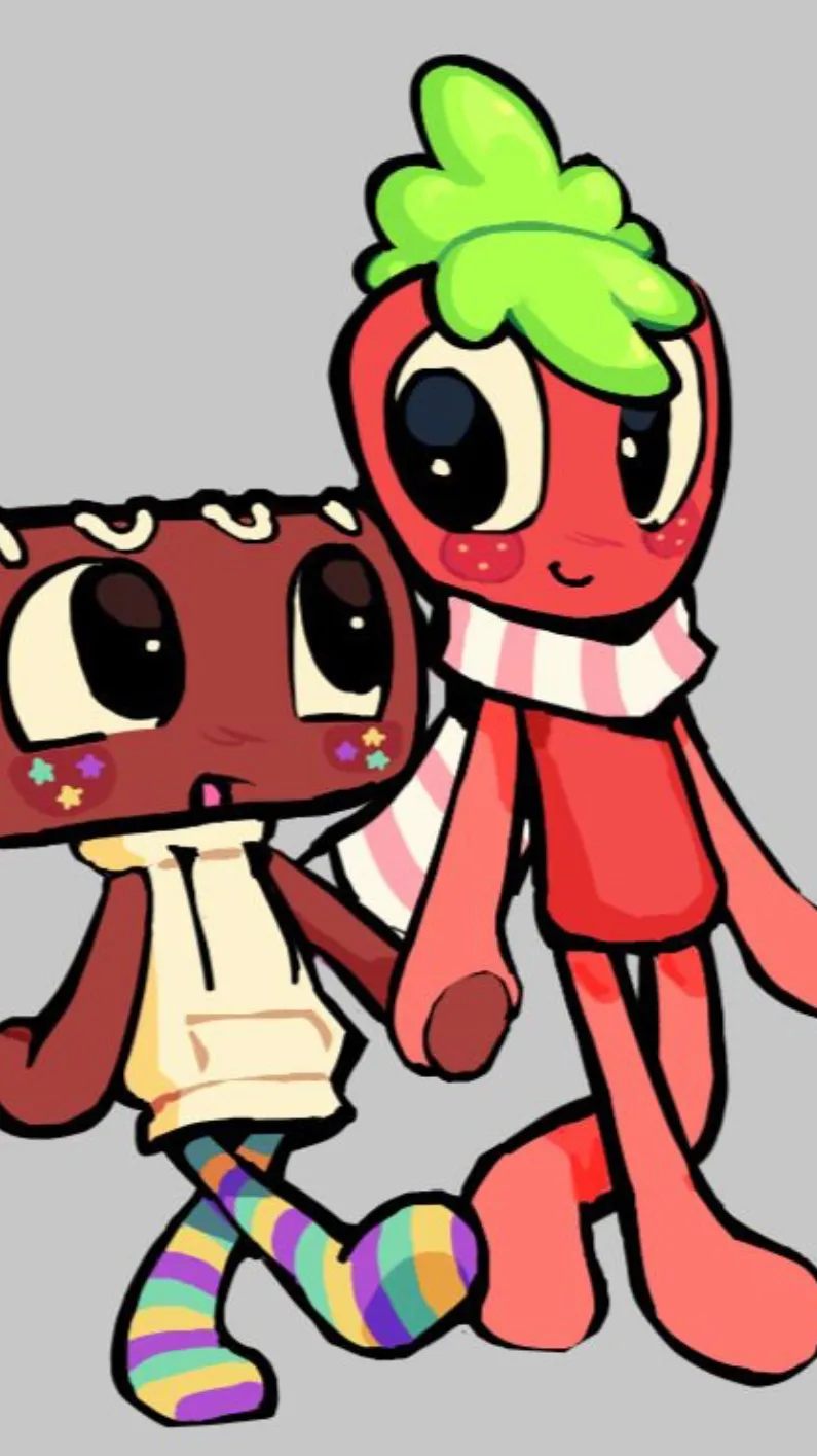 ai character: Baby fruitcake!!!! background