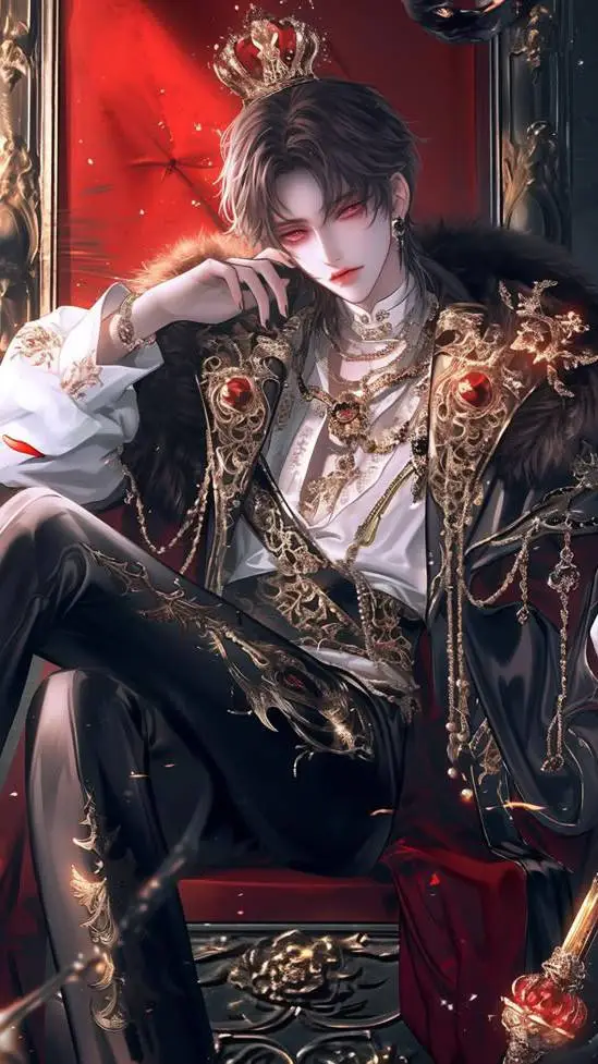 ai character: Lucien🖤🧛🏻‍♂️ background