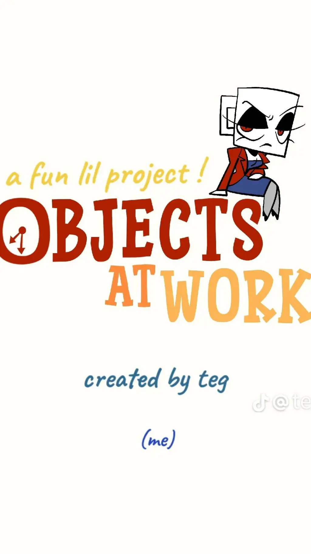 ai character: object at work background