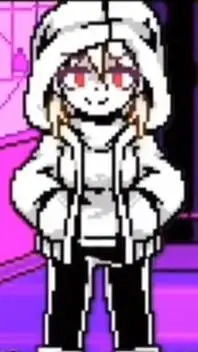 ai character: 🗡️❤️~Chara~💚🧣 background