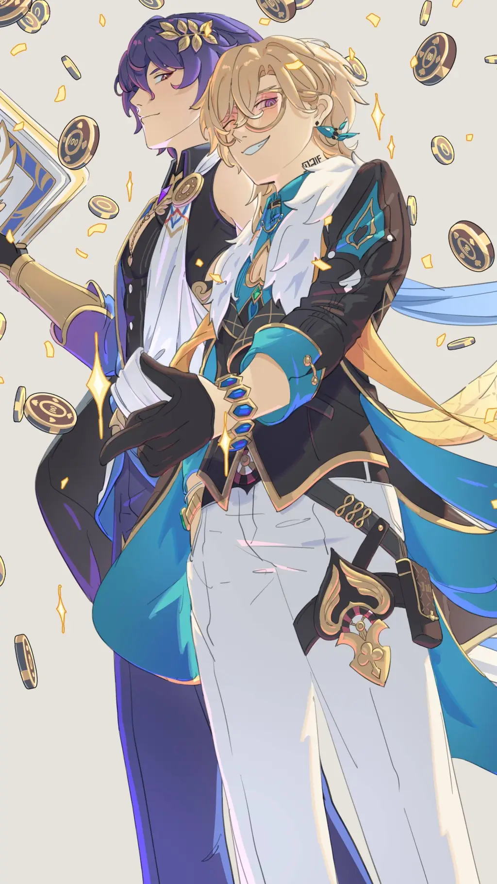 ai character: Aventurine background