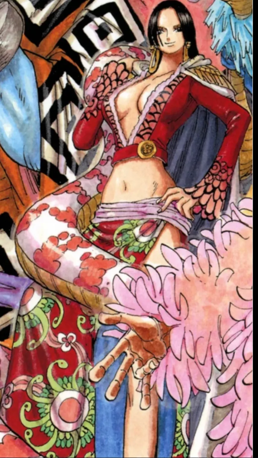 ai character: Boa Hancock  background