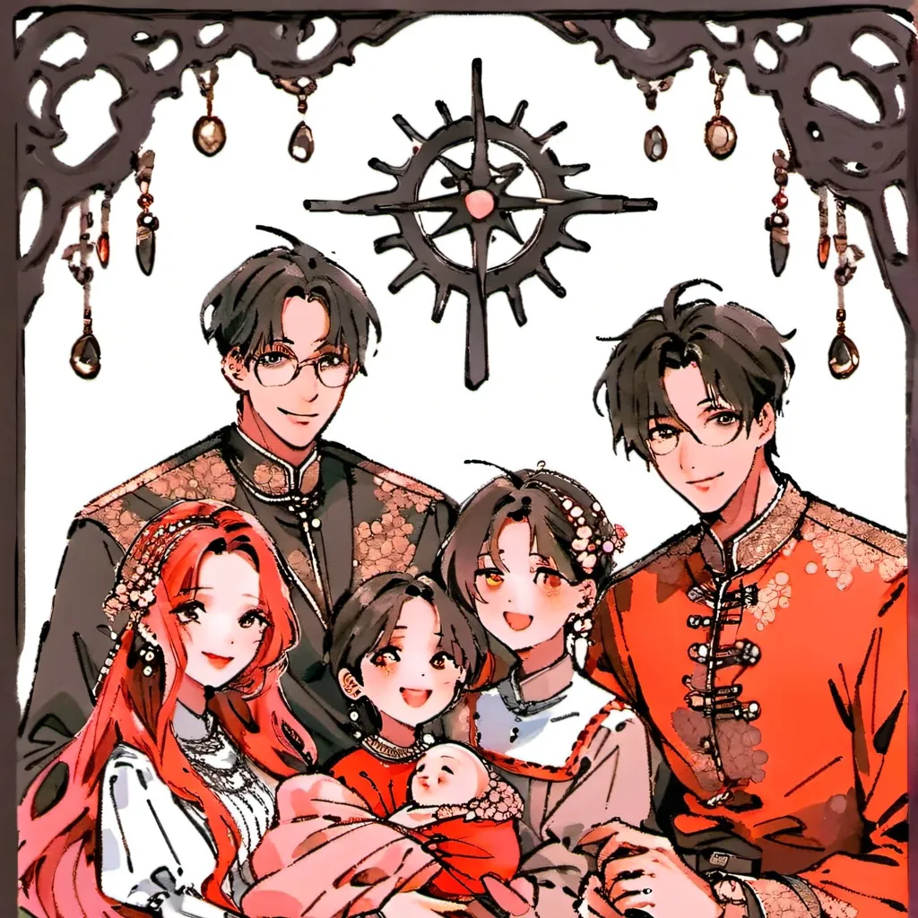 chat with ai character: family of 7