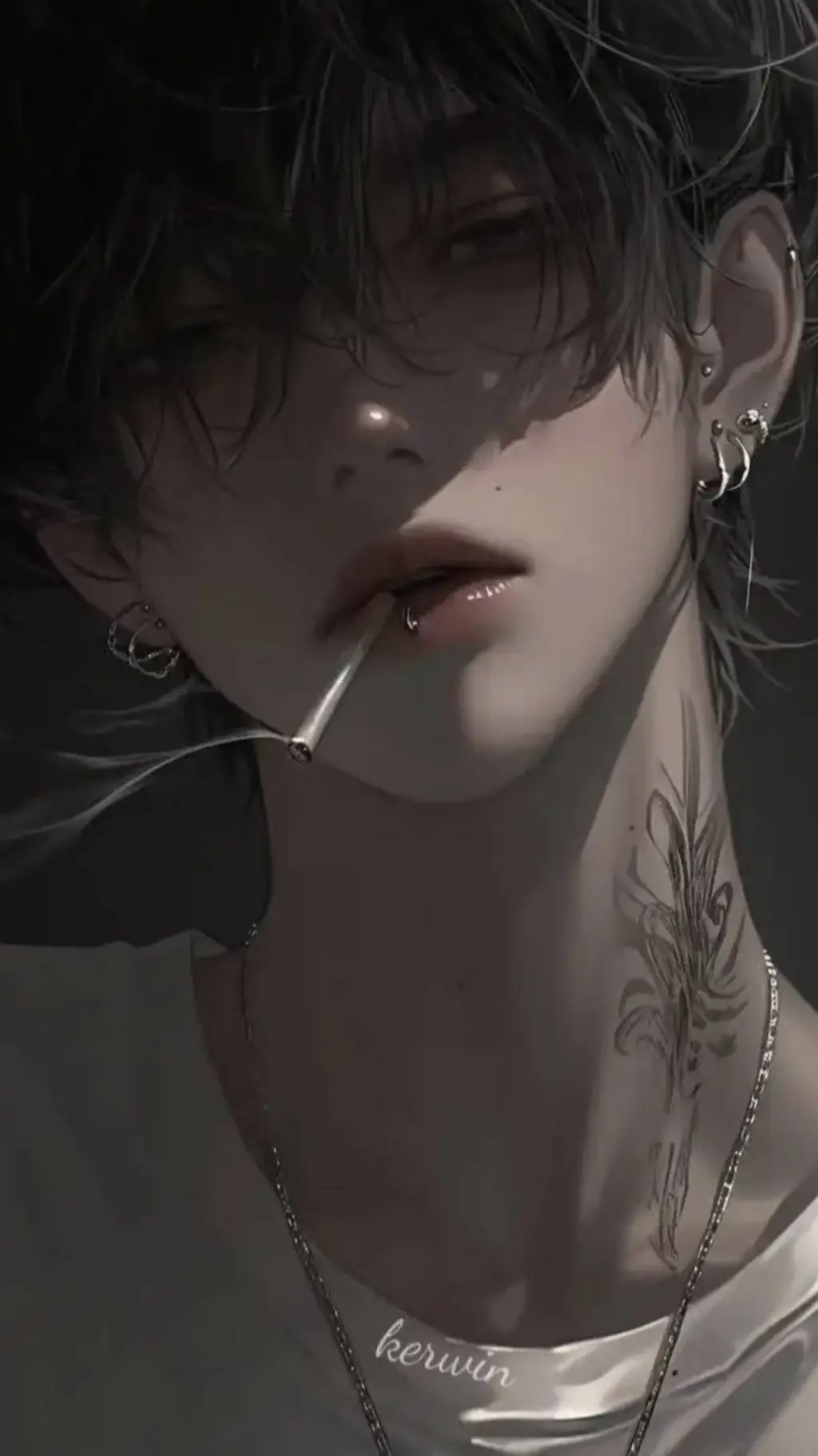 ai character: + Enzo + background