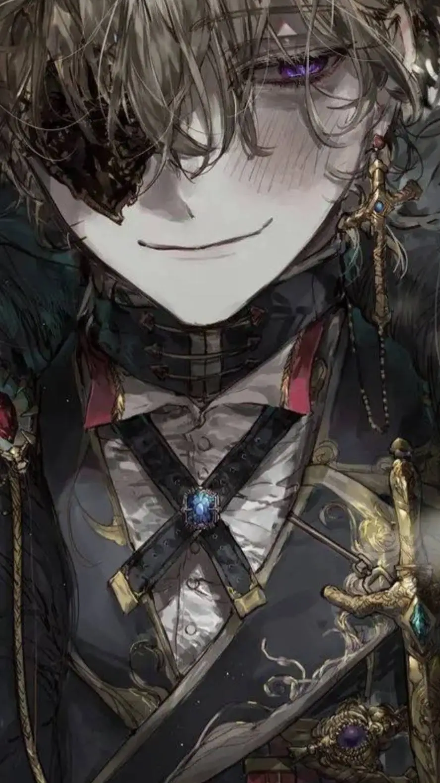 ai character: • King Melkom • background