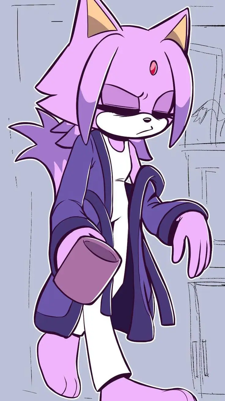 ai character: Blaze The Cat background