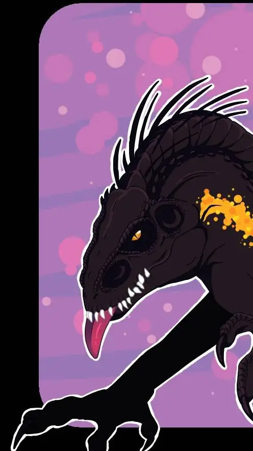ai character: indoraptor  background