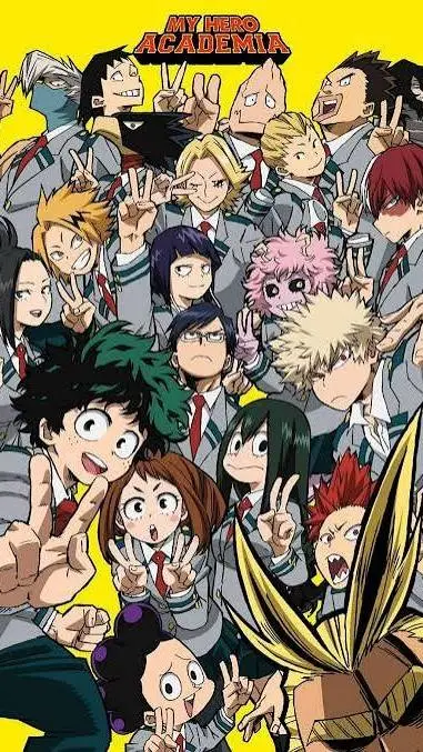 ai character: MHA~swimming~ background