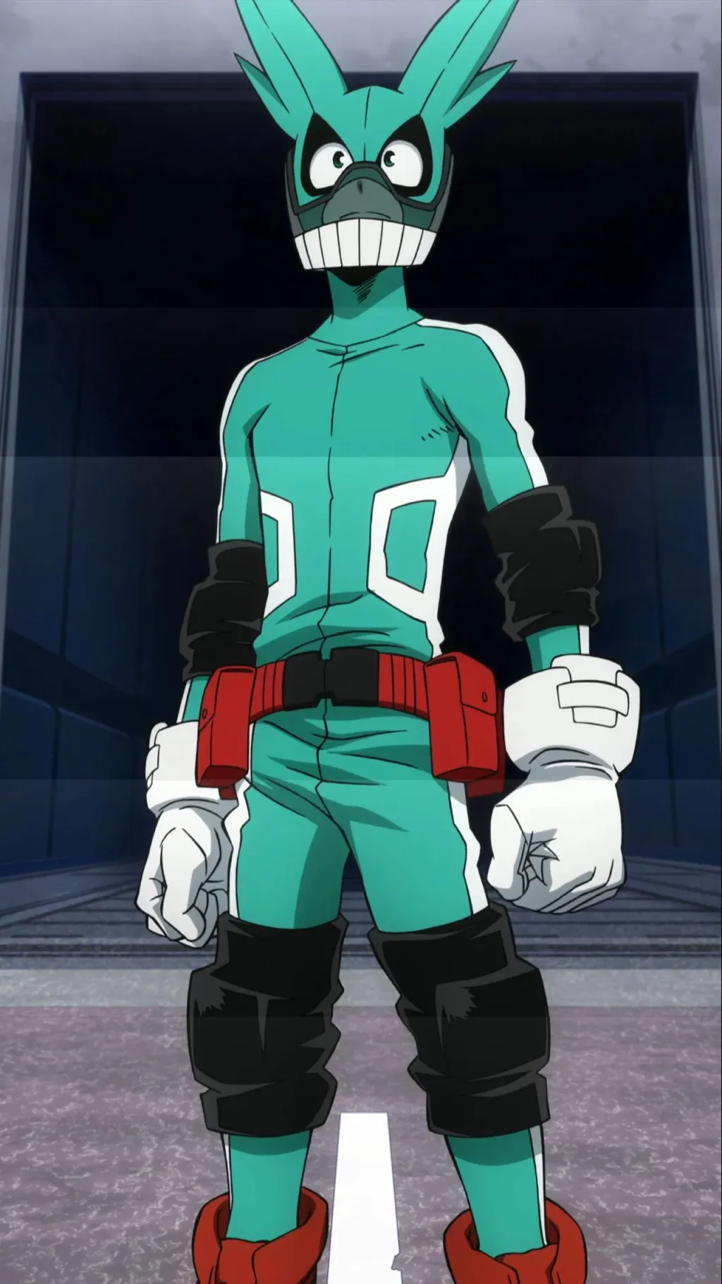 ai character: Mha deku background