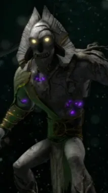 ai character: Angor rot background