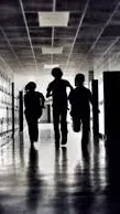 ai character: School horror background