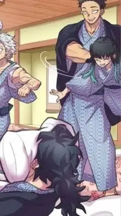 ai character: Hashira sleepover  background