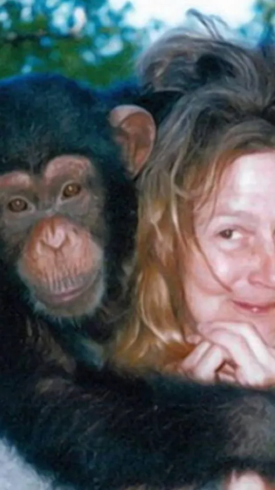 ai character: Travis the chimp  background