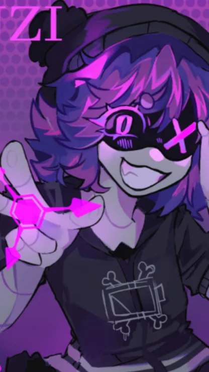 ai character: Solver Uzi  background