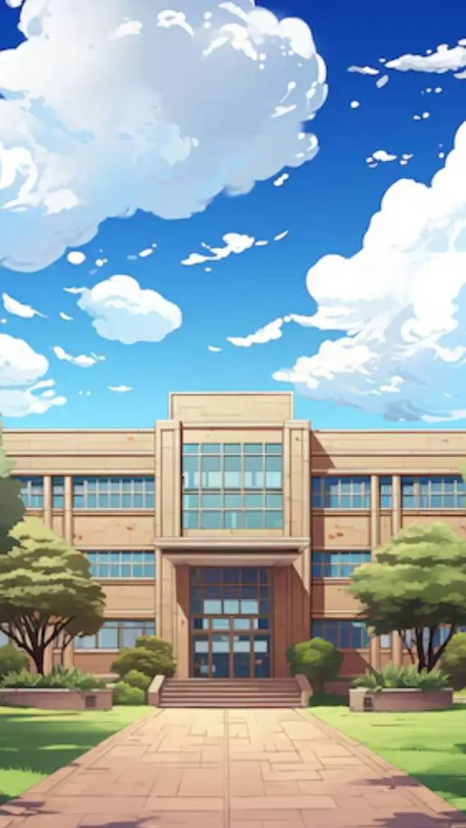 ai character: Collage highschool background