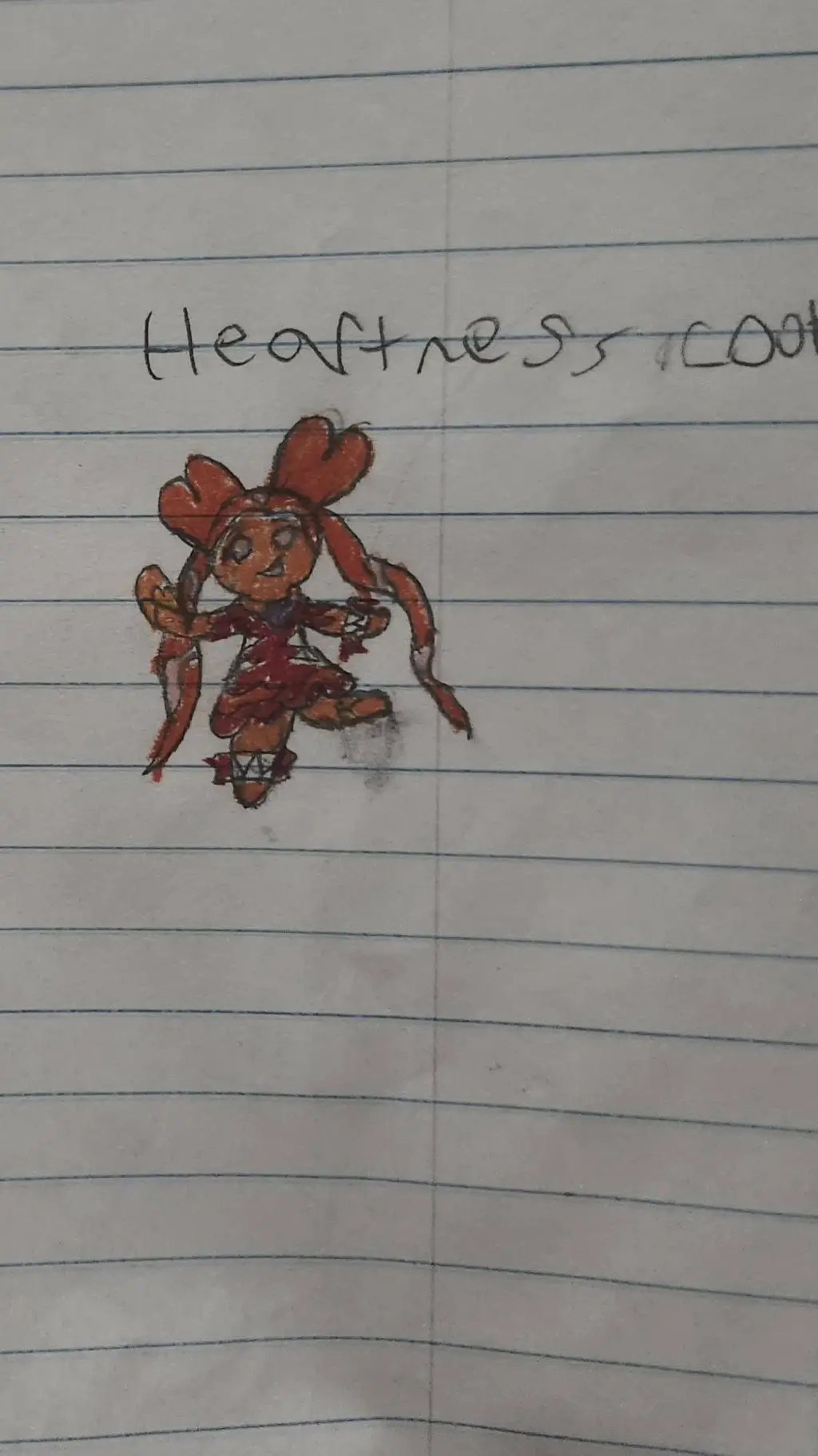 ai character: Heartness Cookie background