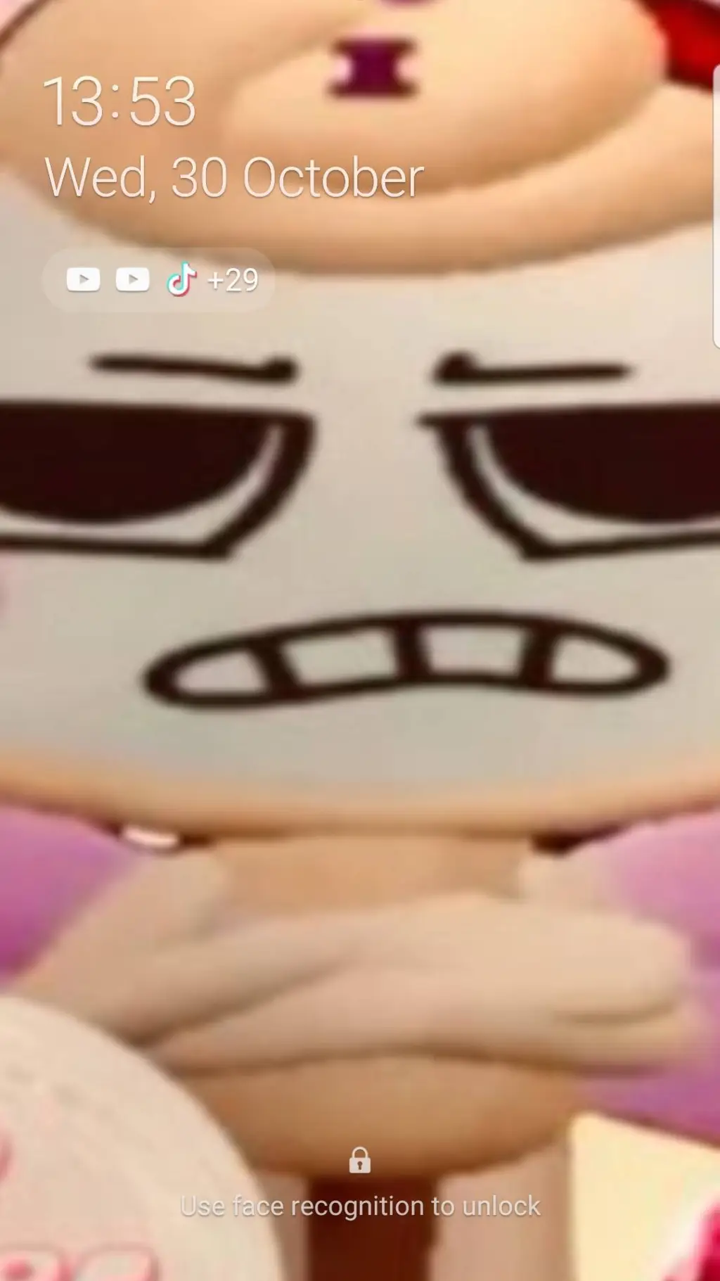 ai character: Glistens angry background