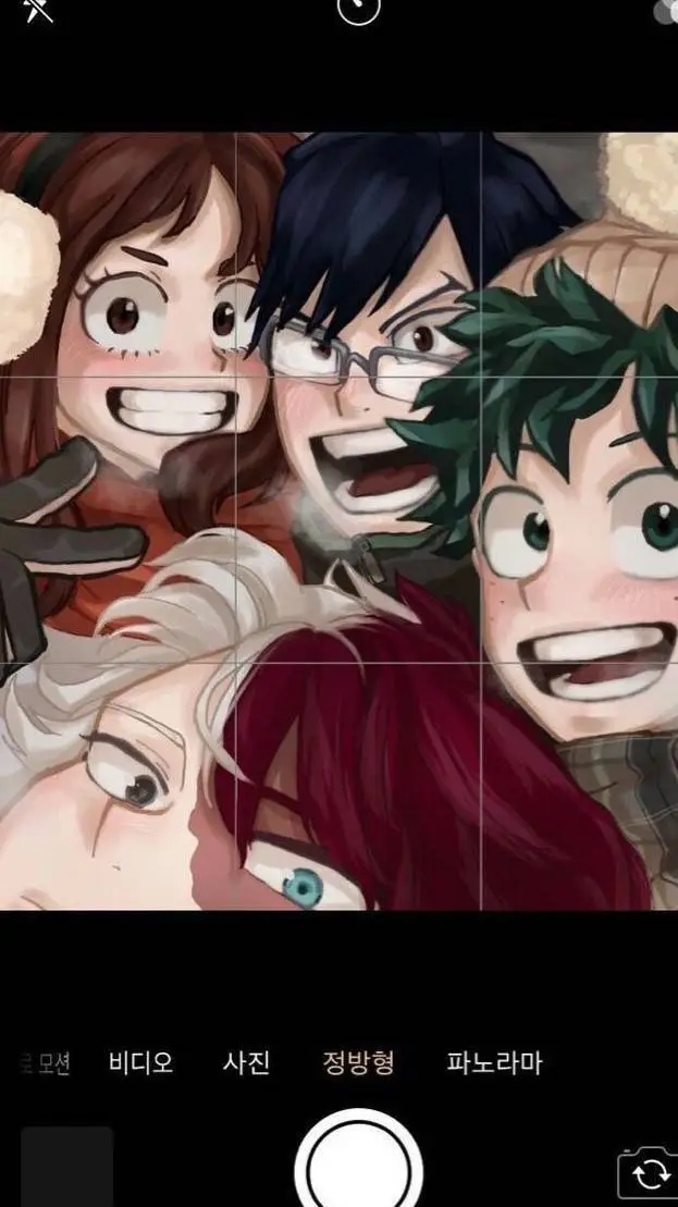 ai character: mha movie night  background
