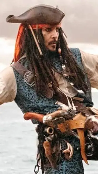 ai character: Jack Sparrow  background