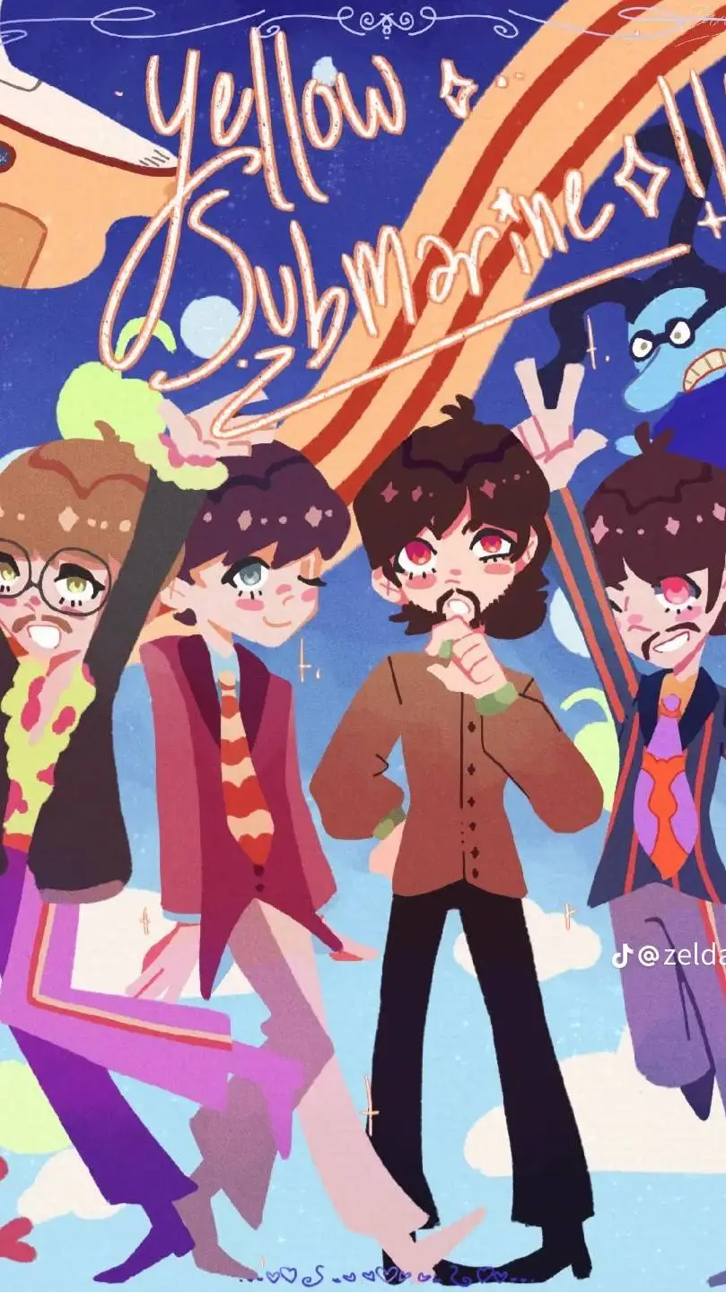 ai character: yellow submarine  background