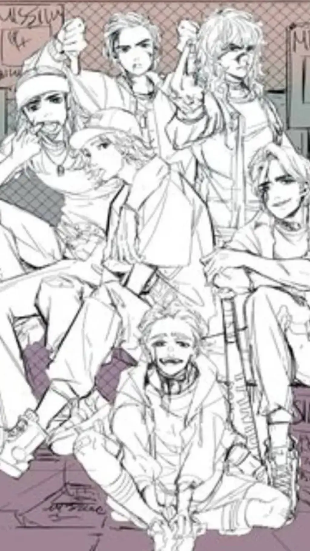 ai character: black phone  background