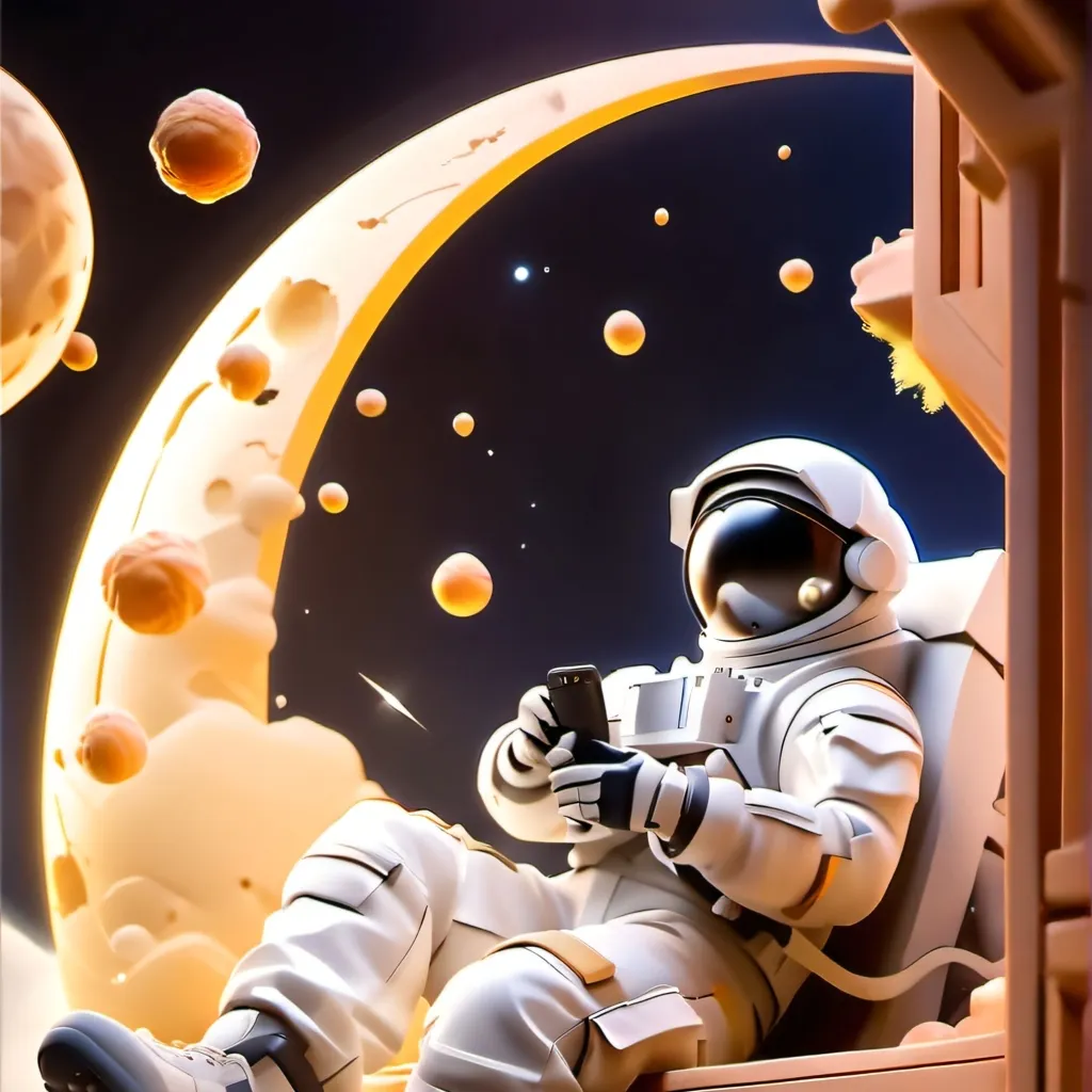 chat with ai character: astronaut in space