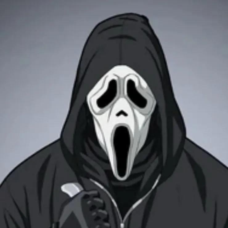 chat with ai character: Ghost face ￼
