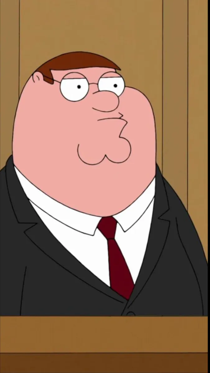 ai character: Peter Griffin ￼ background