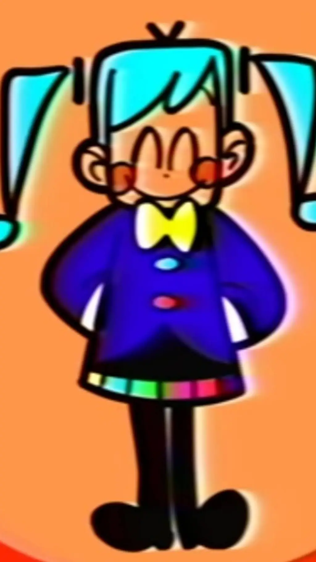 ai character: STATIC MIKU background