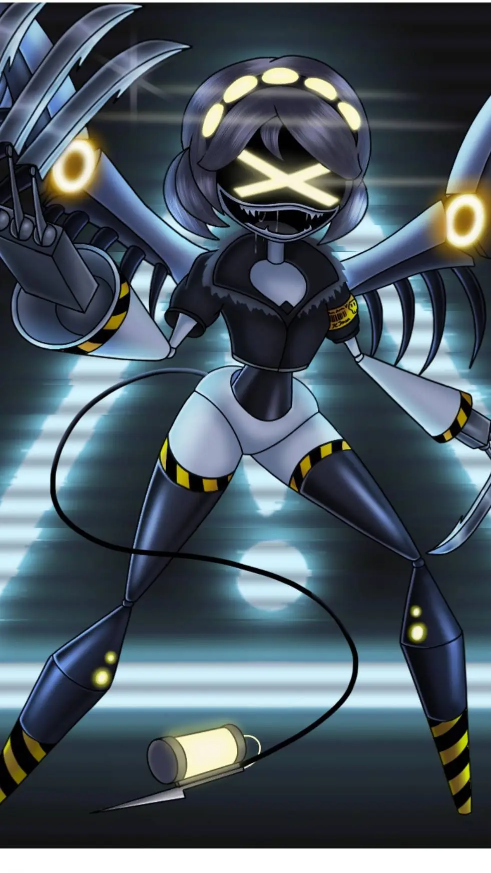 ai character: V murder drones background