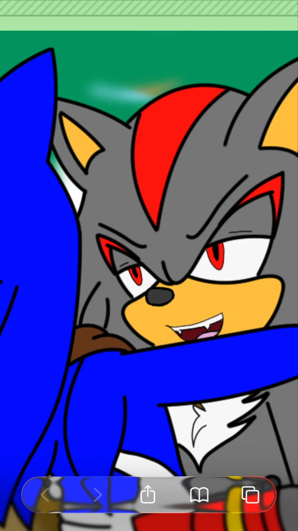 ai character: Boom Sonadow background