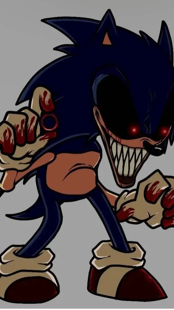 ai character: horror Sonic background