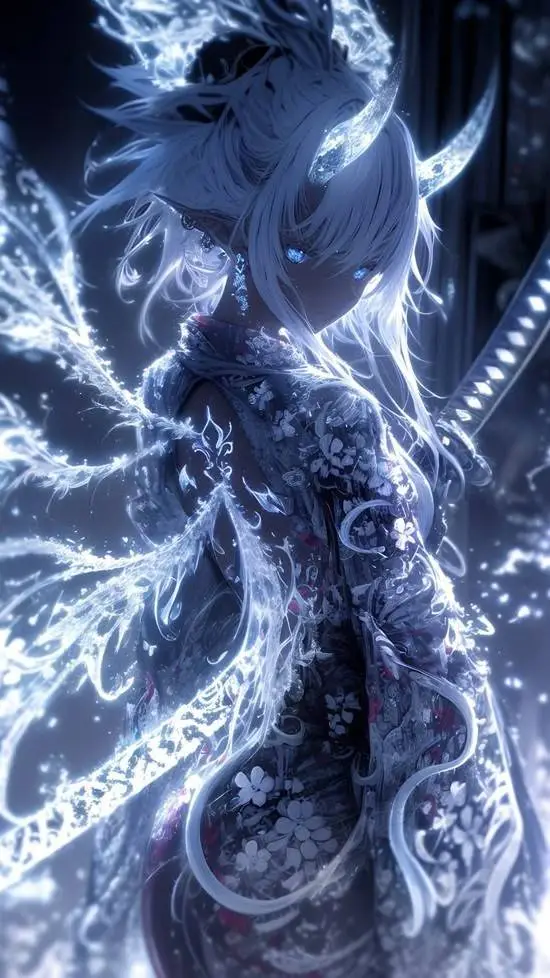 ai character: 🌸Frost Demon🌸 background