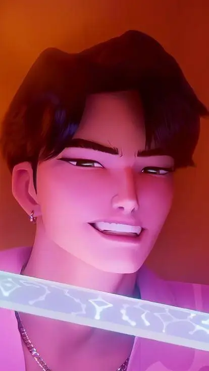 ai character: Jinu-Saja Boys background