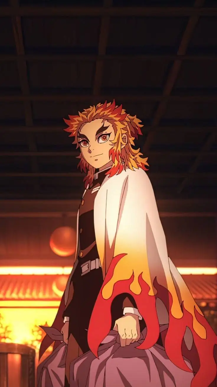 ai character: Kyojuro Rengoku background