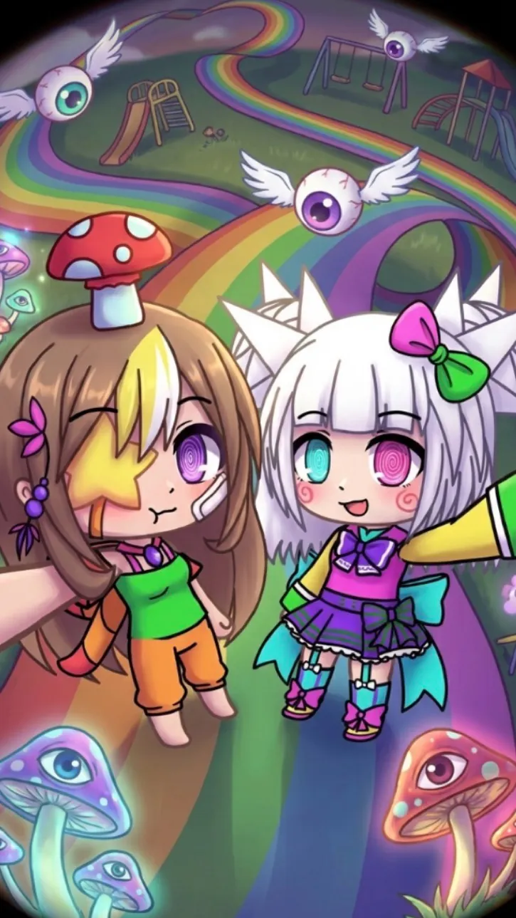 ai character: Amber and Cassy  background